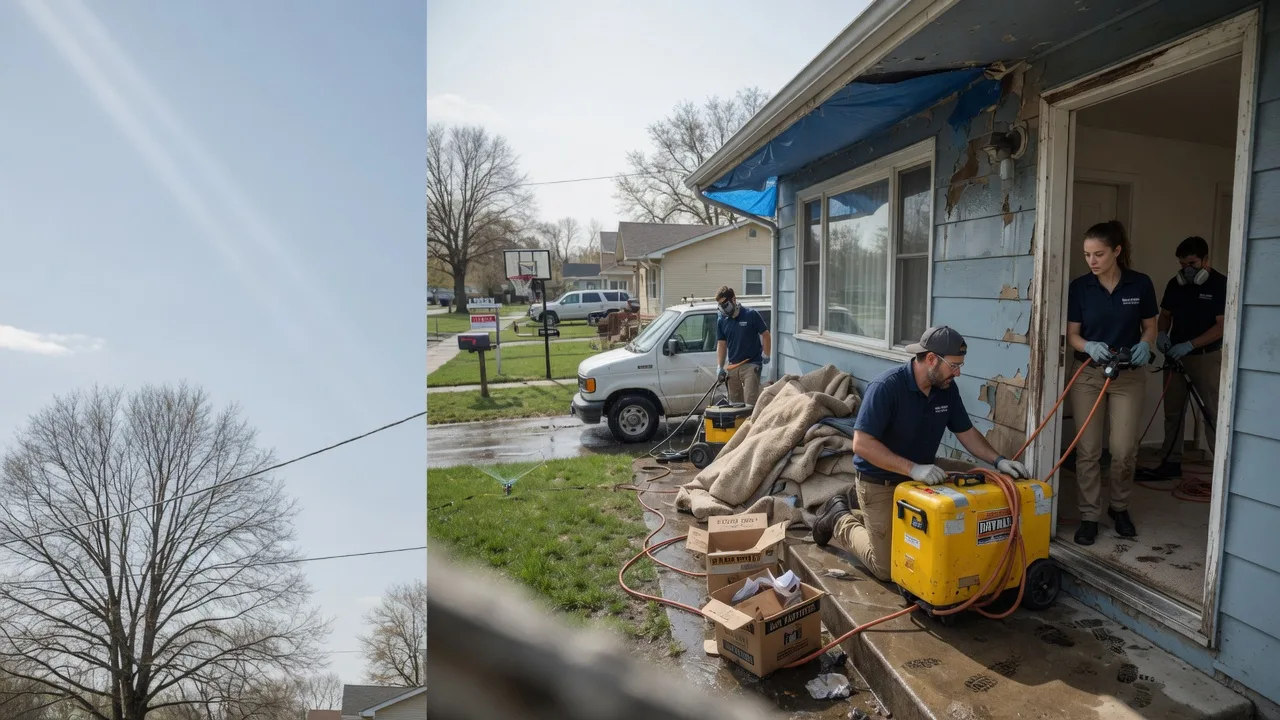 Basement Flood Cleanup in Marine, IL near me